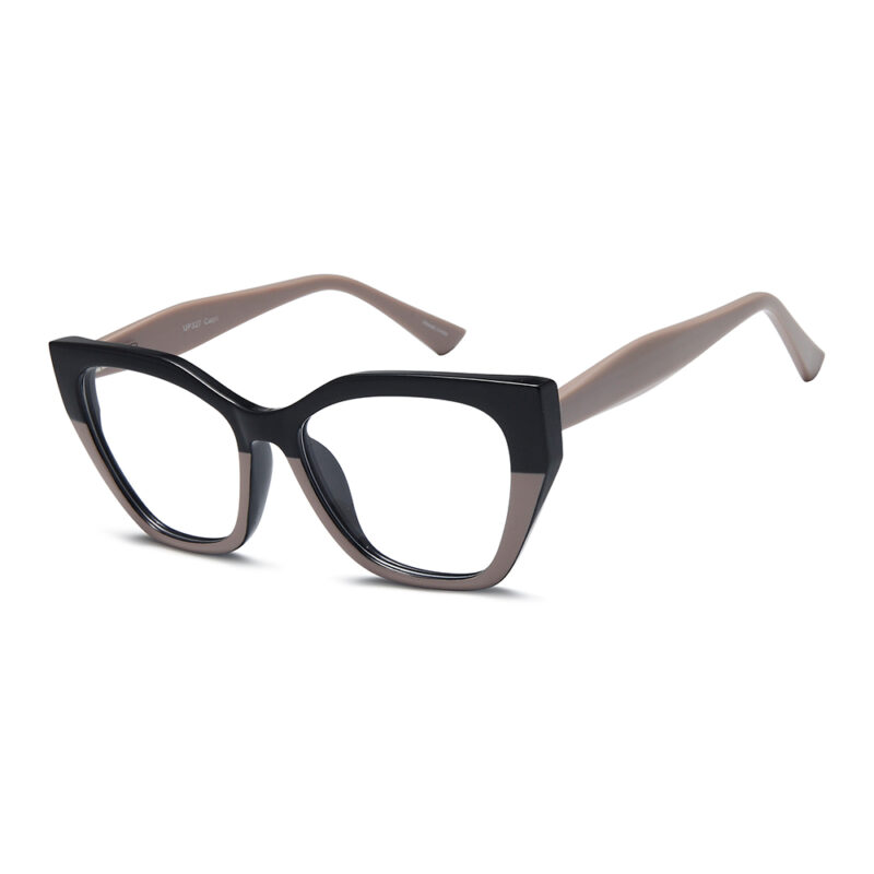 glasses- _0009_UP327 COLOR Black Tan SIZE 55-17-145 UP327