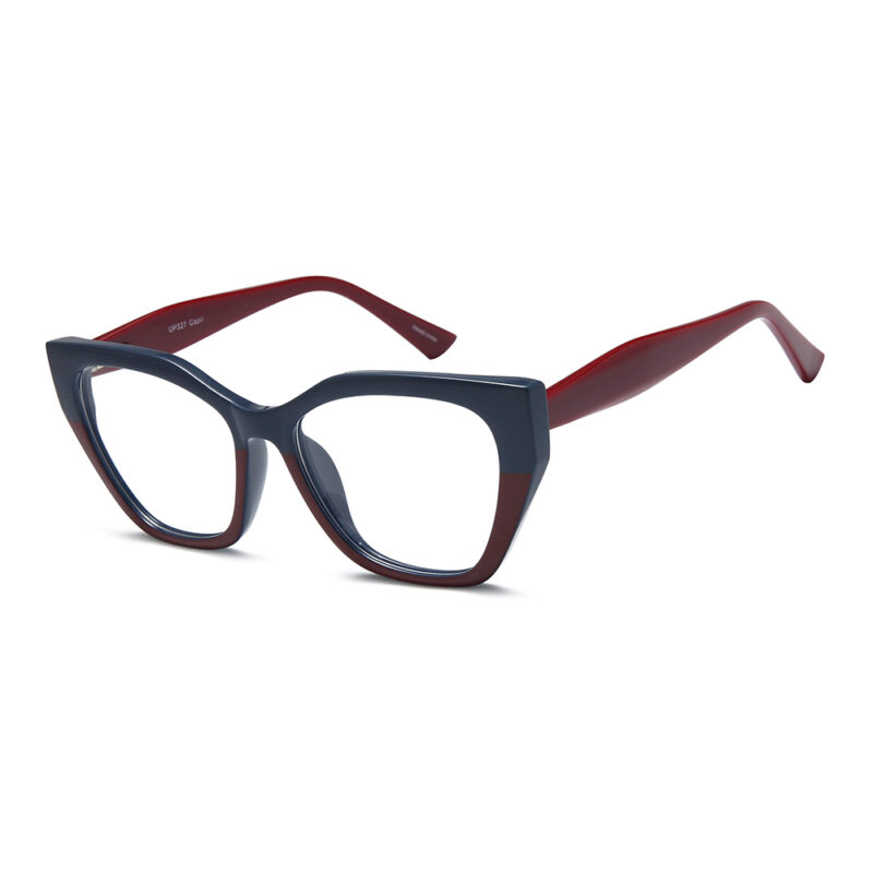 glasses- _0010_UP327 COLOR Blue Burgundy SIZE 55-17-145 UP327